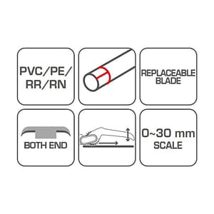 Hogert 0 - 5 mm Cutting Depth Insulation Stripper, HT1P104