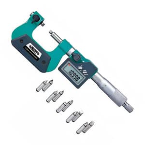 Insize 25 - 50 mm Digital Screw Thread Micrometer with Measuring Tips, 3581-S50