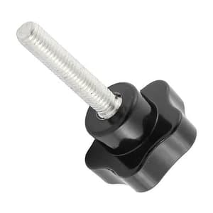 TB Basics M6 x 50mm Screws with Bakelite Star Knob (Pack of 100 Pcs), 6x50