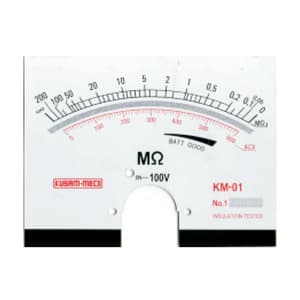 Kusam-Meco 100V / 50 MOhms Analog Insulation Resistance Tester, KM 01