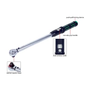 Insize 20 - 100 Nm Torque Wrench (1/2 Inch Sq. Drive), IST-28WM100
