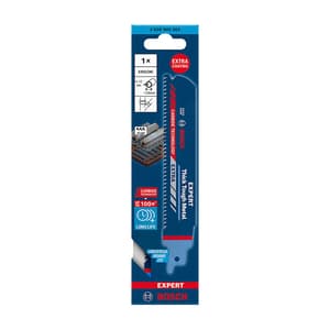Bosch 150 mm / 6 Inch Expert - Thick Tough Metal Reciprocating Saw Blade (S 955 CHC), 2 608 900 365
