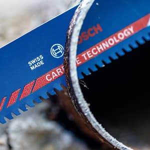 Bosch 150 mm / 6 Inch Expert - Thick Tough Metal Reciprocating Saw Blade (S 955 CHC), 2 608 900 365