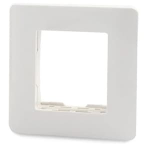 Schneider Electric Zencelo 2 M Grid & 2 Module Cover Frame - White (Pack of 10 Pcs), IN8402C
