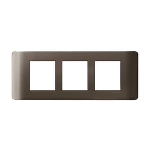 Schneider Electric Zencelo 6 M Grid & 6 Module Cover Frame - Dark Grey (Pack of 5 Pcs), IN8406C(BZ)