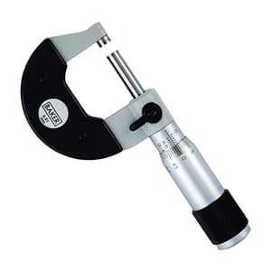 Baker 0 - 25 mm Metric External Micrometer, MMC25