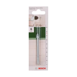 Bosch 6 mm Dia Glass & Tile Drill Bit, 2 609 255 467