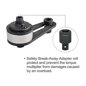 Toptul 3 Pcs / 4500 Nm 3/4"(F) x 1.1/2"(M) Torque Multipliers (1:4.8 Ratio), ANDE2448