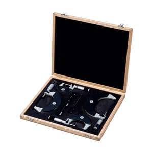 Baker 0 - 4 inch / 4 Pcs Mechanical External Micrometer Set, 4INC 4