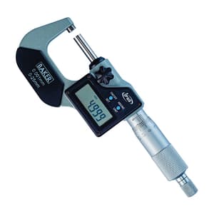 Baker 0 - 25 mm Digital External Micrometer Without Data Output, DMM 25