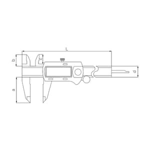 Ozar 150 mm / 6 Inch Digital Caliper, ACD-9366