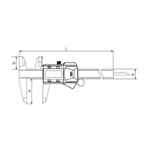 Ozar 300 mm / 12 Inch Digital Caliper (IP67), ACD-9363
