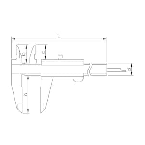 Ozar 150 mm / 6 inch Vernier Caliper, ACV-9375