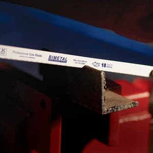 JK 300 x 12.5 x 0.63 mm, 12 x 1/2 x 0.025 Inch, 18 TPI Bi-Metal Hand Hacksaw Blade (Pack of 10 Pcs), SD7800890