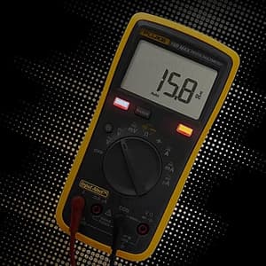 Fluke 15B Max-02 6000 Counts / 600V Economical Digital Multimeter With TL31 Extra-Slim Test Leads