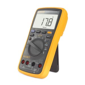 Fluke 17B Max Kit 6000 Counts / 600V Digital Multimeter With TL75 & TL31 Extra-Slim Test Leads