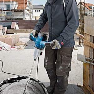 Bosch 1400W Professional Soft Start Electric Putty / Paint Mixer With Stirring Mechanism, GRW 140