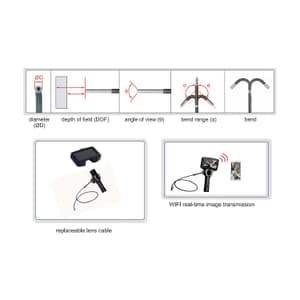 Insize 6.0 mm Diameter Basic Type Videoscope, ISV-J6010