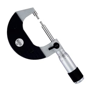 Baker 0 - 1 inch External Spline Micrometer (Dia. 2 mm x L 5 mm Carbide Measuring Faces), INC1 - S2