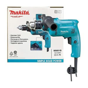 Makita 16 mm (5/8") 500 W Reversing Hammer Drill with Keyed Chuck, M0801B