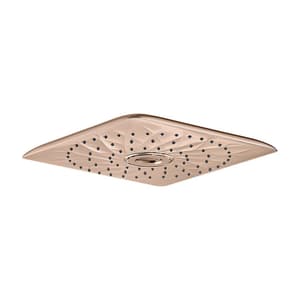 Kohler Rain Max 305 mm Square Single-Function Rainhead In Brushed Rose Gold Finish, K-26856IN-BRD