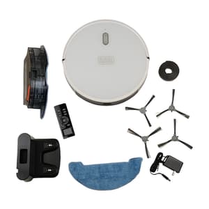 Black+Decker Alexa & Google Enabled Multi-Utility Robotic Vacuum Cleaner With 120 min Runtime (Smart App & Voice Enabled), BRVA425B00