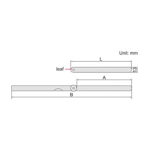 Insize 0.05 - 1.00 mm Long Feeler Gauge (13 Blades), 4605-131