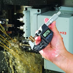 Mitutoyo 0 - 25 mm Digital Micrometer Without Data Output (IP65 Coolant-Proof), 293-240-30