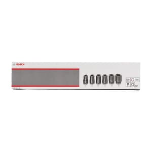 Bosch 6 Pcs 1 Inch Sq. Drive Socket Set (90 mm Length), 2 608 551 106