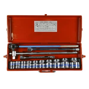 Taparia 14 Pcs 3/4 Inch Sq. Drive Bi-Hexagonal Socket Set (12PT), S 3/4 BH
