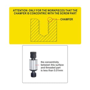 Insize M12 x 1.75 mm Threaded Hole Location Gauge, 4676-12