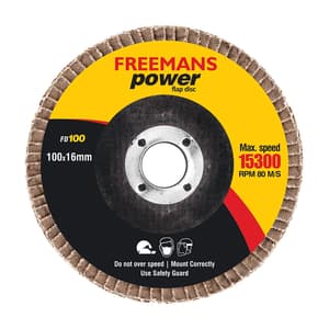 Freemans 125 mm x 22.23 mm / 60 Grit Power Flap Disc, FD125-60