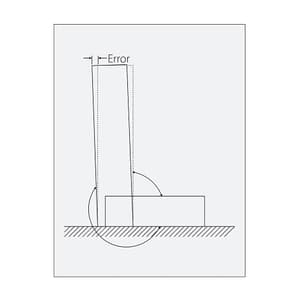 Ozar 8 inch / 200 mm Precision Steel Square, ZSS-0160