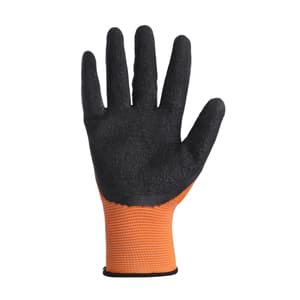 Karam Orange Supported Hand Gloves (Large) (Pack Of 12 Pair), HS01