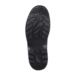 Karam Workmen's Deluxe Leather Safety Shoe - Fibre Toe (Black), FS05BL