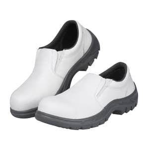 Karam Men's Executive Abwarf Safety Shoe - Fibre Toe (White), FS13RG
