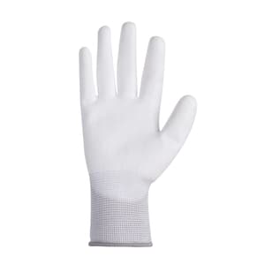Karam White Supported Hand Gloves (Extra Large) (Pack Of 12 Pair), HS21