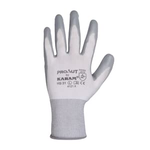 Karam White Supported Hand Gloves (Extra Large), HS31