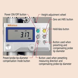 Mitutoyo 12 inch Digital Height Gauge Double Column, 192-613-10