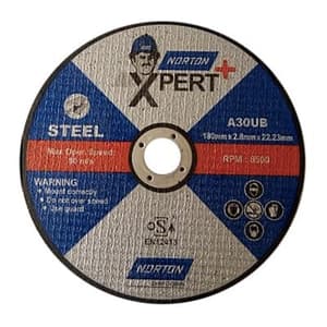 Norton Xpert 230 x 3.2 x 22.23 mm Cut-Off Wheels (Pack Of 25 Pcs), RX05