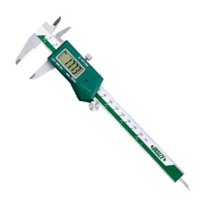 Insize 200 mm / 8 inch Digital Caliper with Ceramic Tipped Jaws (Data Interface), 1193-200