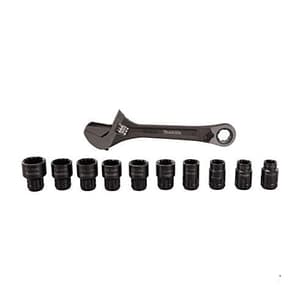 Makita 11 Pcs Adjustable Wrench Set, B-65458