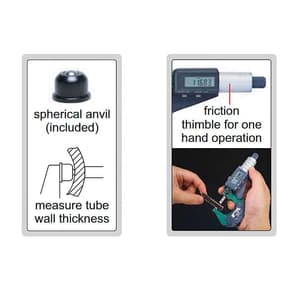 Insize 100 - 125 mm Digital Outside Micrometer (Base Type WithOut Data Output), 3109-125A