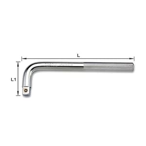 Toptul 660 mm / 90° Offset DR. L-Handle (1 inch Sq. Drive), AFAO3226
