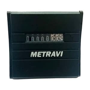 Metravi 99999.99 Hours / 52 x 52 mm Digital Hour Meter, NE 045/7S