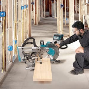 Makita 40Vmax XGT BL 305 mm (12") Cordless Slide Compound Miter Saw with LED Light (Bare Tool), LS003GZ