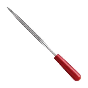 JK 140 mm / 5.5 inch '0' Cut Half Round Diamond Coated Needle File, SD24HRDZ