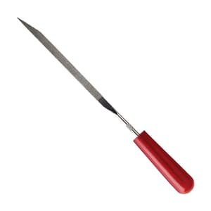 JK 160 mm / 6 inch '0' Cut Knife Diamond Coated Needle File, SD26KNDZ