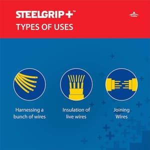 Steelgrip 20 Mtr PVC Insulation Tapes (Pack of 30 Pcs)