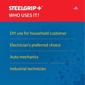 Steelgrip 20 Mtr PVC Insulation Tapes (Pack of 30 Pcs)